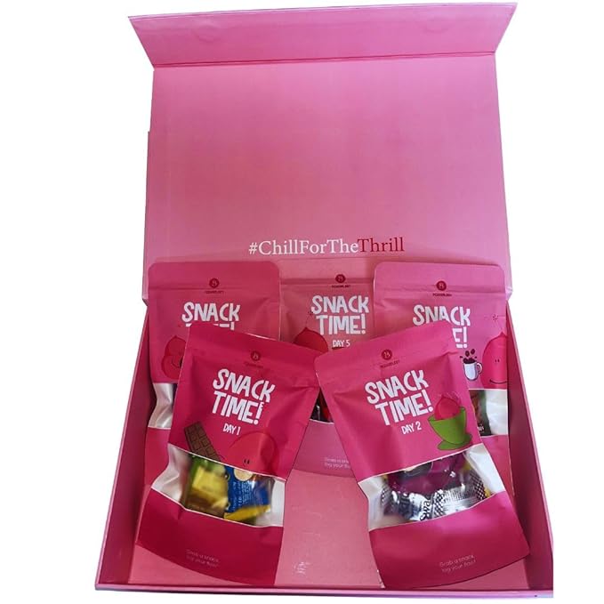 The Cheer Kit - Period Kit for Girls/Adults - Sanitary Pads, Period Hygiene, Period Foods, Pamper, Best Gift For Menstruation (Organic Pads)