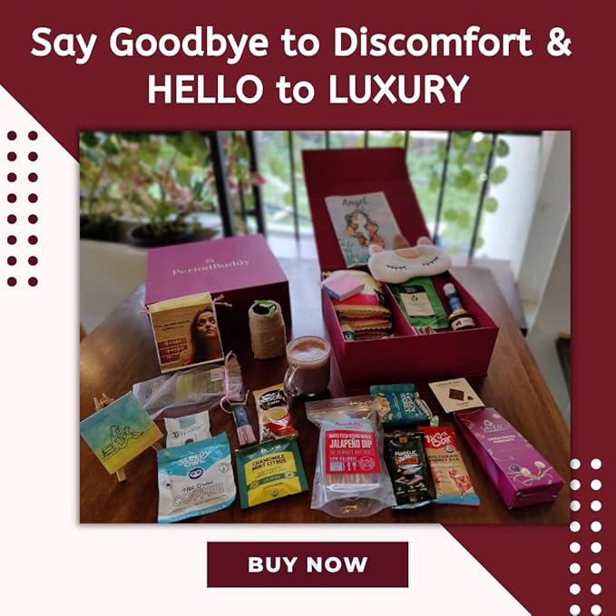 The Charmer Periods Kit - Premium Period Kit, Pampered Period Experience, Best Thoughtful Gift Box For Wife, Girlfriend, sister for birthday, anniversary, women's day