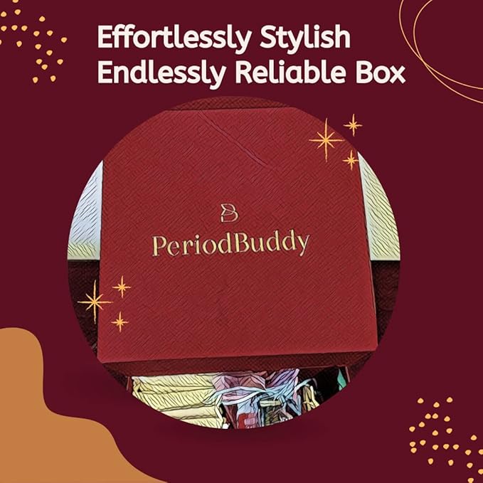 The Charmer Periods Kit - Premium Period Kit, Pampered Period Experience, Best Thoughtful Gift Box For Wife, Girlfriend, sister for birthday, anniversary, women's day
