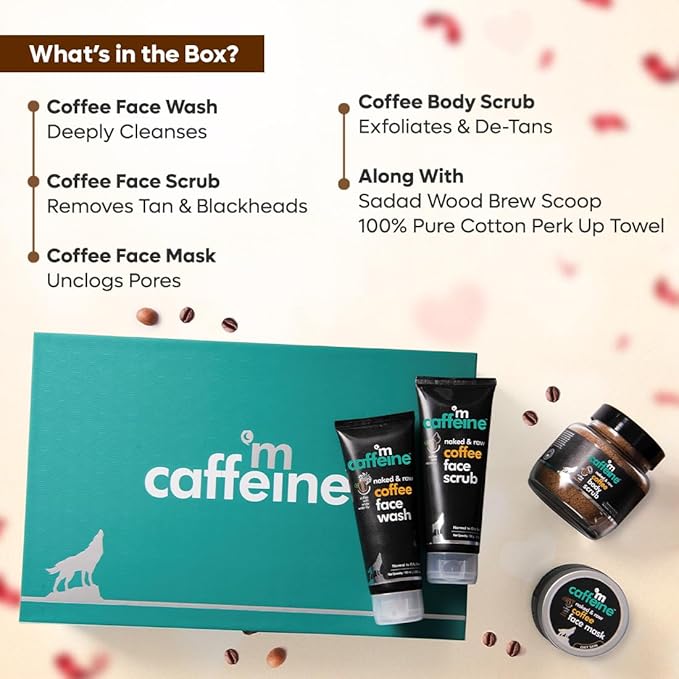mCaffeine Special Mood Gift Set for Women & Men & Women With Complete Coffee Skin Care
